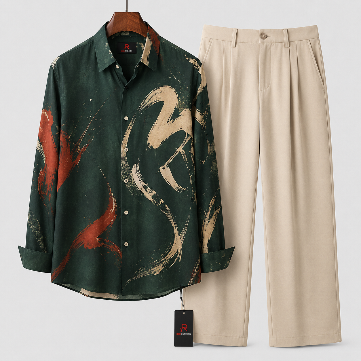 Red Fashion refined premium native outfit